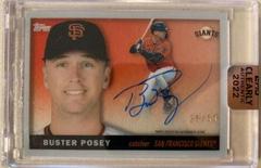 Buster Posey Baseball Cards 2022 Topps Clearly Authentic 1955 Reimagining Autographs Prices