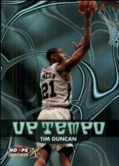 Tim Duncan #4 UT Basketball Cards 1999 Hoops Decade X Uptempo Prices