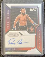 Dan Ige [Silver] #SS-DIG Ufc Cards 2021 Panini Prizm UFC Sensational Signatures Prices