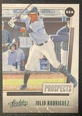 Julio Rodriguez [Green] Baseball Cards 2021 Panini Absolute Prospects Prices