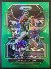Jayson Tatum [Green Shimmer] #13 Basketball Cards 2021 Panini Prizm Prices