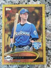 Buster Posey [Gold Sparkle] #US21 Baseball Cards 2012 Topps Update Prices