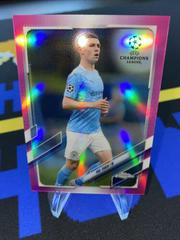 Phil Foden [Pink] #34 Soccer Cards 2020 Topps Chrome UEFA Champions League Prices