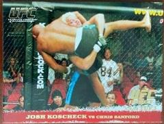 Josh Koscheck, Chris Sanford [Gold] Ufc Cards 2009 Topps UFC Round 1 Prices