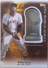 Willie Mays #PTM-WM Baseball Cards 2023 Topps Update Commemorative World Series Trophy Medallion Prices