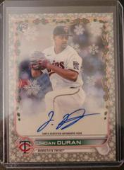 Jhoan Duran [Silver Metallic] #WHA-JD Baseball Cards 2022 Topps Holiday Autographs Prices