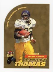 Anthony Thomas [Gold Medallion] #268G Football Cards 2001 Ultra Prices