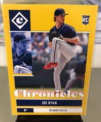 Joe Ryan [Gold] #18 Baseball Cards 2022 Panini Chronicles Prices