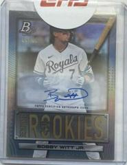 Bobby Witt Jr. [Autograph] Baseball Cards 2022 Bowman Platinum Renowned Rookies Prices