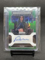 Paige [Green Prizm] Wrestling Cards 2022 Panini Prizm WWE Sensational Signatures Prices