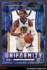 Jonathan Kuminga [Blue Ice] Basketball Cards 2021 Panini Contenders Optic Uniformity Prices