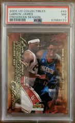 LeBron James #43 Basketball Cards 2003 UD Collectibles Freshman Season Prices