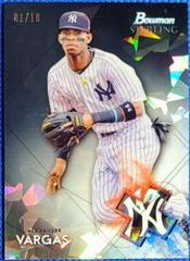 Alexander Vargas [Black Atomic Refractor] #BSP-36 Baseball Cards 2021 Bowman Sterling Prices