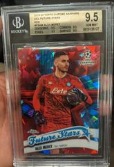 Alex Meret [Red] Soccer Cards 2019 Topps Chrome UEFA Champions League Sapphire Prices