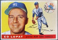 Ed Lopat #109 Baseball Cards 1955 Topps Prices