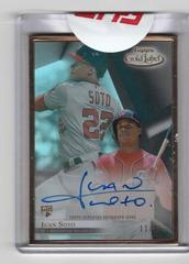 Juan Soto [Black] #FA-JSO Baseball Cards 2018 Topps Gold Label Framed Autograph Prices