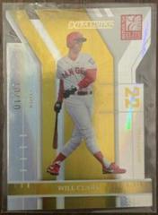 Will Clark [Status] Baseball Cards 2004 Donruss Elite Extra Edition Prices
