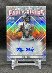 Bo Nix [Autograph] #ER-9 Football Cards 2023 Bowman Chrome University Unexpected Delights Early Risers Prices
