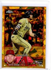 Seth Beer [Gold] Baseball Cards 2023 Topps Chrome Sapphire Prices