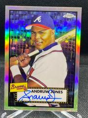 Andruw Jones [Refractor] #PA-AJ Baseball Cards 2021 Topps Chrome Platinum Anniversary Autographs Prices