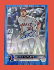 Jared Walsh [Blue Wave] Baseball Cards 2022 Topps Chrome Prices
