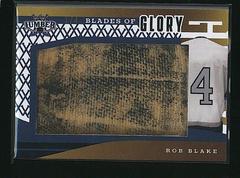 Rob Blake [Navy Blue] #BG-37 Hockey Cards 2021 Leaf Lumber Blades of Glory Prices