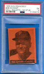 Bob Schmidt Baseball Cards 1958 San Francisco Call Bulletin Giants Prices