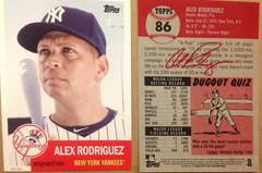 Alex Rodriguez #86 Baseball Cards 2016 Topps Archives Prices
