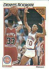 Dennis Rodman Basketball Cards 1991 Hoops Prices