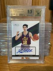 John Stockton #TSAJS Basketball Cards 2008 Topps Signature Autographs Prices