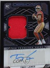 Trey Lance [Jersey Autograph] #204 Football Cards 2021 Panini Obsidian Prices