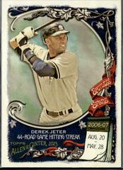Derek Jeter #SS-7 Baseball Cards 2023 Topps Allen & Ginter Spotless Spans Prices
