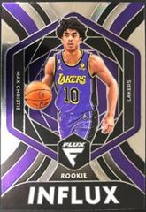 Max Christie #26 Basketball Cards 2022 Panini Flux Rookie Influx Prices