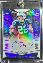 Christian McCaffrey Football Cards 2019 Panini Certified Mirror Signatures Prices