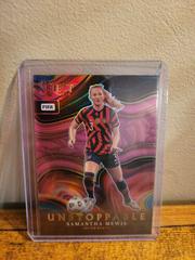 Samantha Mewis [Pink] #19 Soccer Cards 2022 Panini Select FIFA Unstoppable Prices