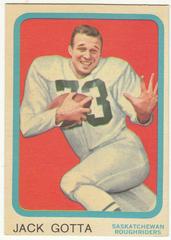 Jack Gotta #63 Football Cards 1963 Topps CFL Prices
