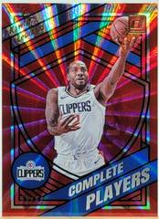 Kawhi Leonard [Red Laser] #10 Basketball Cards 2021 Panini Donruss Complete Players Prices