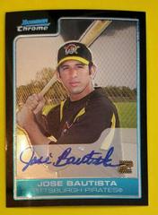 Jose Bautista [Autograph] #BC242 Baseball Cards 2006 Bowman Chrome Prospects Prices
