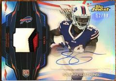 Sammy Watkins [Blue Refractor] #RAPSW Football Cards 2014 Topps Finest Rookie Autograph Patch Prices