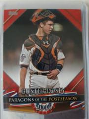 Buster Posey [Red] #PP-4 Baseball Cards 2022 Topps Update Paragons of the Postseason Prices