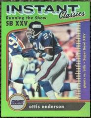 Ottis Anderson [Green] Football Cards 2022 Panini Classics Instant Prices