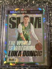 Luka Doncic [Green Ice] #230 Basketball Cards 2021 Panini Hoops SLAM Prices