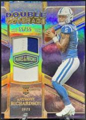 Anthony Richardson [Gold] #DC-4 Football Cards 2023 Panini Plates and Patches Double Coverage Prices