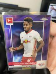 Christopher Nkunku [Purple Refractor] Soccer Cards 2020 Topps Chrome Bundesliga Prices