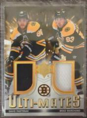 David Pastrnak, Brad Marchand Hockey Cards 2021 Ultimate Collection Ulti Mates Jersey Prices