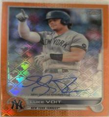 Luke Voit [Orange] #CA-LV Baseball Cards 2022 Topps Chrome Logofractor Autographs Prices