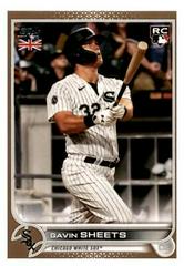 Gavin Sheets [Gold] #10 Baseball Cards 2022 Topps UK Edition Prices