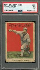 Rollie Zeider #60 Baseball Cards 1914 Cracker Jack Prices