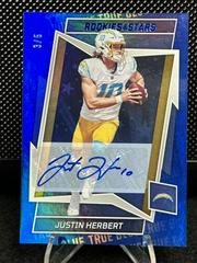Justin Herbert [Signature True Blue] #50 Football Cards 2022 Panini Rookies & Stars Prices