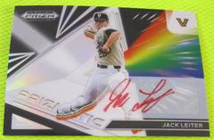Jack Leiter [Autograph Silver] Baseball Cards 2022 Panini Prizm Draft Picks Prizmatic Prices